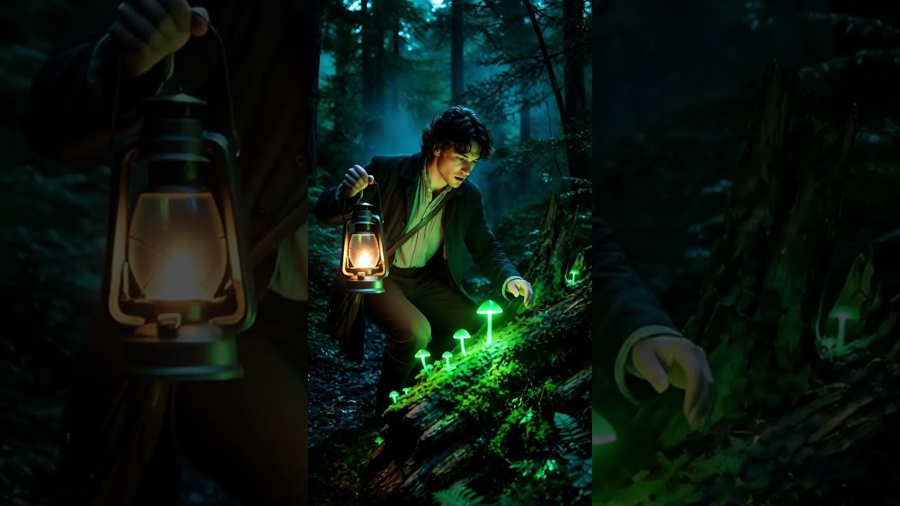 Foxfire: The Bioluminescent Glow of Forest Fungi