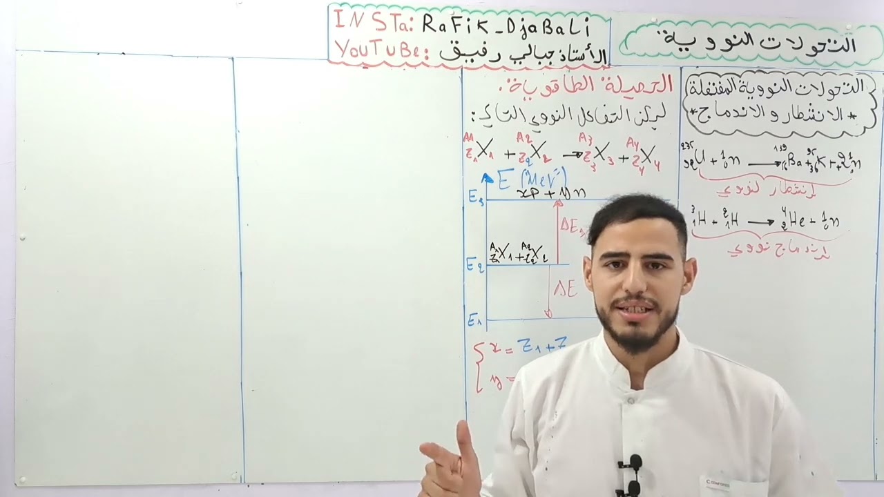 ☢️الوحدة 05 :التحولات النووية |الجزء02 الحصيلة الطاقوية و الحصيلة الكتلية