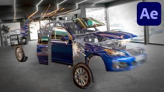 Car Transformer Transition Effect - After Effects (No Plugins)
