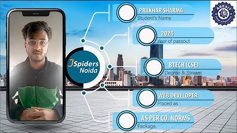 WEB DEVELOPER || JSPIDERS NOIDA || PLACED STUDENT REVIEW