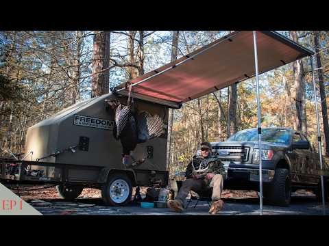 CAMPING & HUNTING Public Land Turkeys!! - Delaware Turkey Hunting 2026
