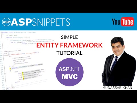 ASP.Net MVC: Simple Entity Framework Tutorial