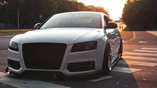 Stanced Audi A5 on air-ride suspension bagged by airRIDE-System.pl