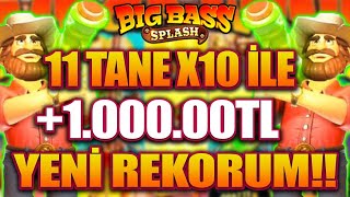 Big Bass Splash | 🐠 11 Kere X10 Yakaladik 🐠 +1.000.00Tl Mükemmel Kazanç Takti̇ği̇!!