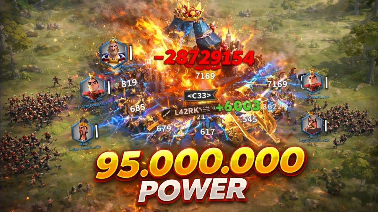 MOCNY SWARM NA DUŻE MIASTO (RISE OF KINGDOMS)