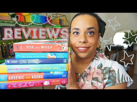 reviewing 8 recently read books || malibu rising, for the wolf, the kiss quotient and more!