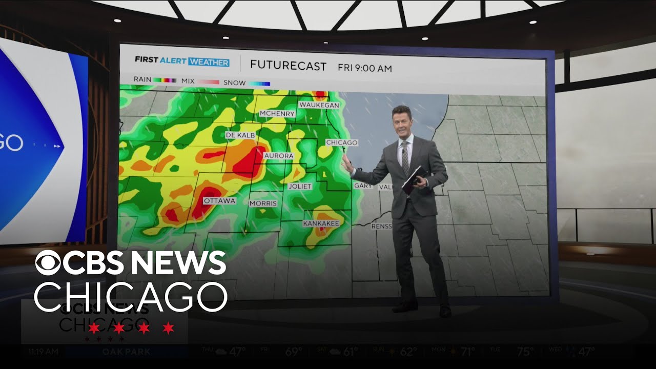 Chicago weather: Wet with dense fog Thursday - YouTube
