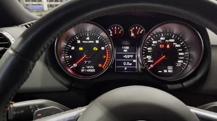 2011 Audi TT oil reset