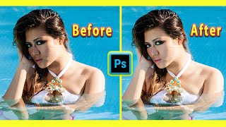 របៀបកែរូបភាពឱ្យស្អាតនៅក្នុង Photoshop cc 2019 | How to edit photos in Photoshop cc 2019 | S.S.K