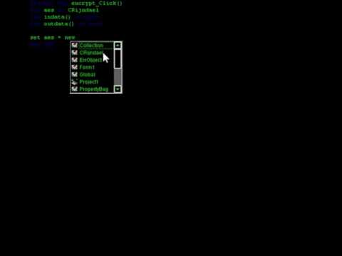 AES Rijndael Encryption in Visual Basic 6: Part 1