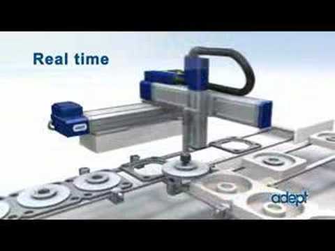 Adept Python linear modules packaging brake rotors