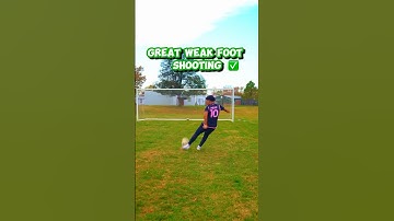 Improve Your Weak Foot Shooting! ⚡️🎯 #soccer #football #shorts