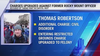 Charges upgraded for former Rocky Mount officers accused of taking part in Capitol riot