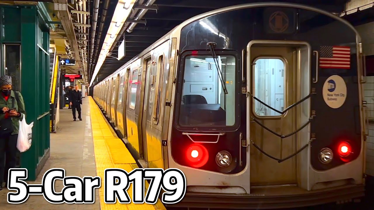 ⁴ᴷ⁶⁰ R179 Transfer heading up the A Line - YouTube