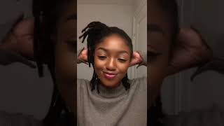 Easy styles for my Loc babies and yay it’s my first shorts.                  #Dreadlocks #LocStyles