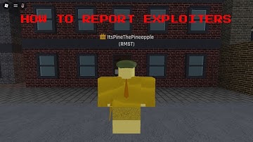 HOW TO REPORT EXPLOITERS | ROBLOX Random Mafia Shooter