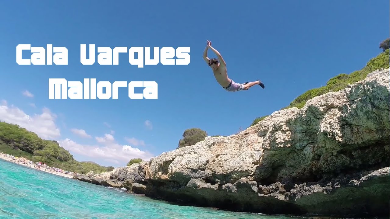 Cala Varques Mallorca Cliff Jumping Island Secret YouTube