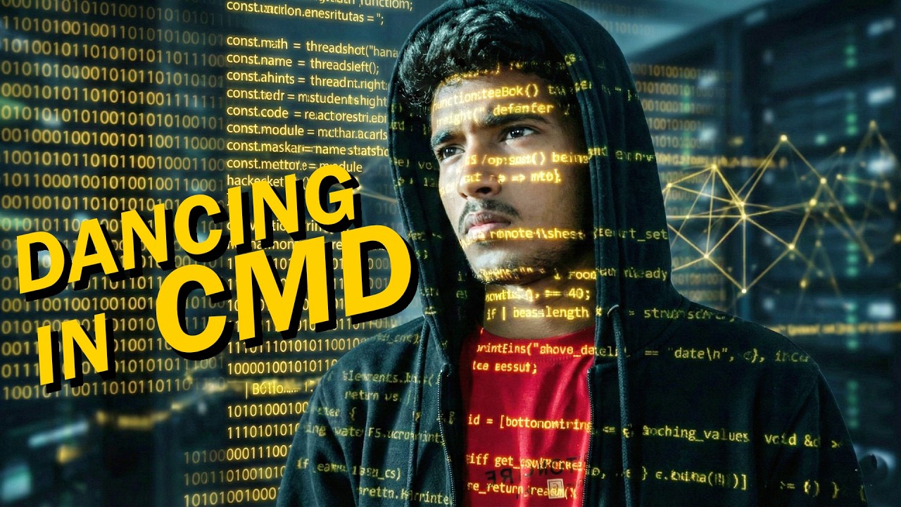 Made a Dancing Animation Using CMD Only 😱 | No Software Needed - YouTube