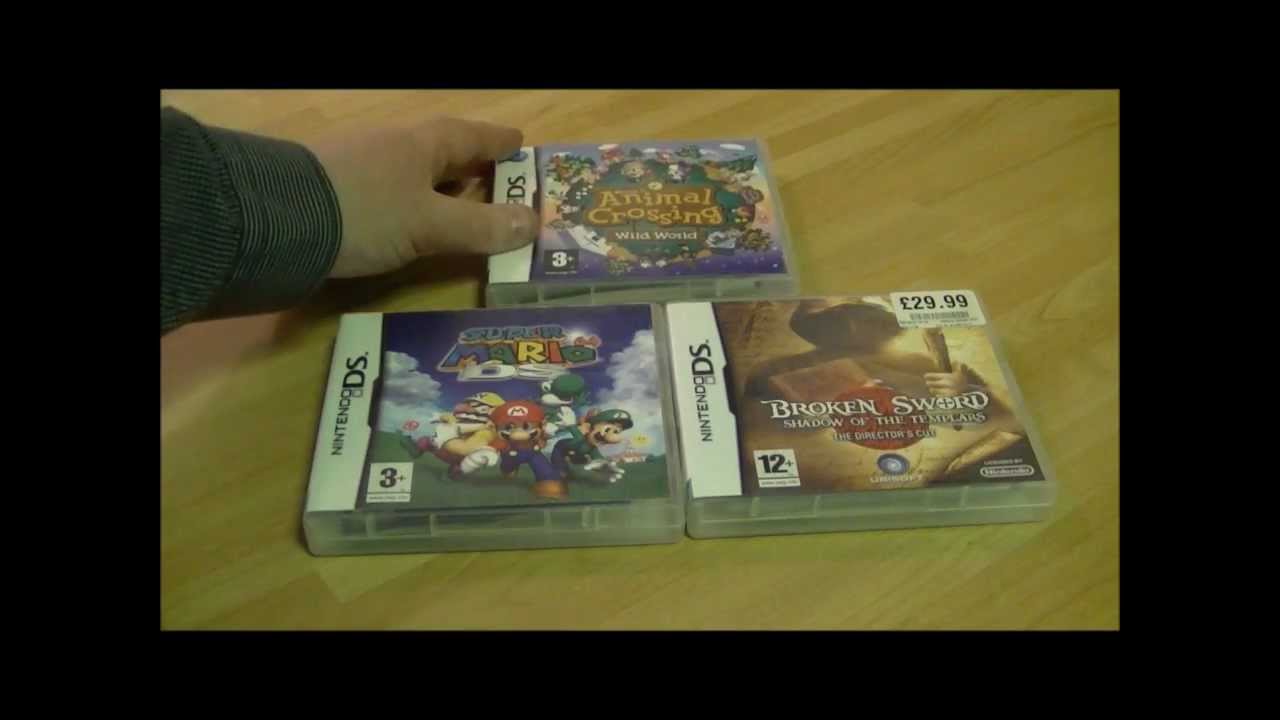 Online Pick Ups Super Mario 64 DS + Animal Crossing Wild World DS + Broken Sword DS