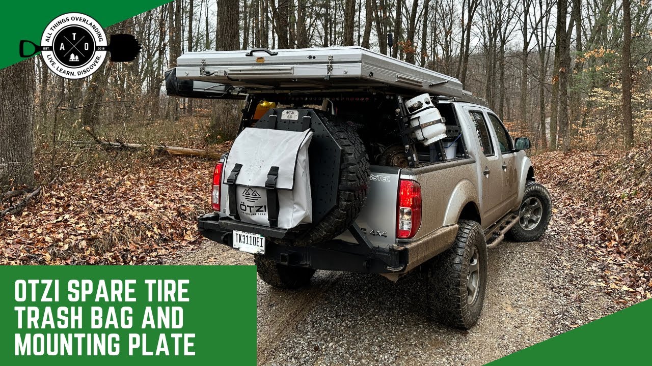 Easy DIY Otzi Spare Tire Trash Bag and Mounting Plate Installation (Octagon, Modrack)