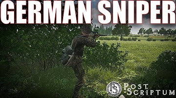 German Sniper gameplay in Post Scriptum