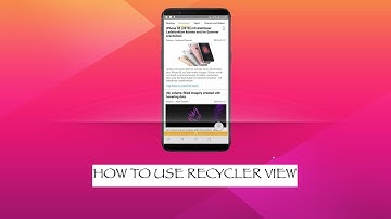 Kotlin Tutorial - How to use Recyler view Part III