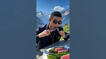 Ronaldo CR7 Eating Tuna Steak Music Messi Football Memes Ronaldo Edit Funnycomment Shorts 