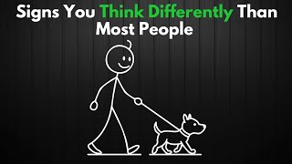 Celebrity 8 Signs You Think Differently Than Most People Wealth