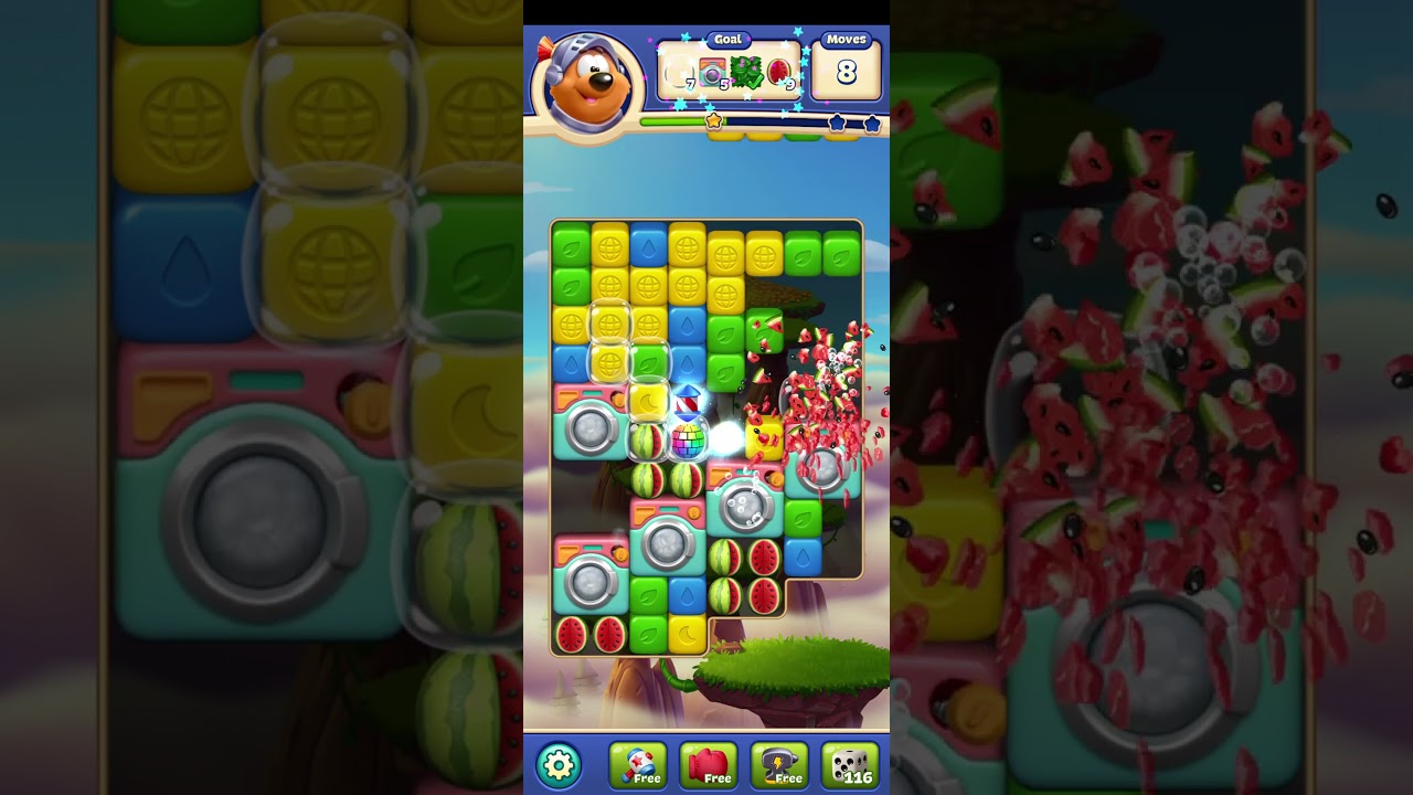 toonblast level 9518 HARD LEVEL