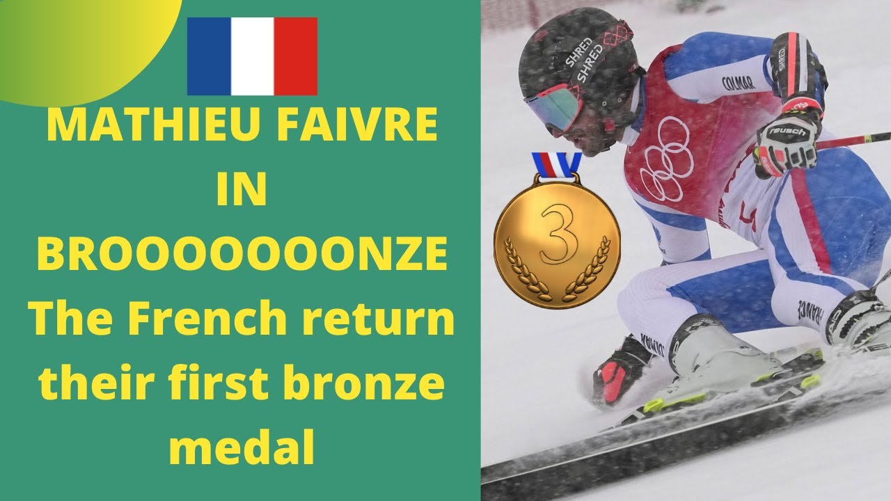 MATHIEU FAIVRE IN BROOOOOOONZE The French return their first bronze medal