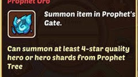 Idle Heroes - Prophet Summon Event (80)