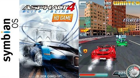 ASPHALT 4 ELITE RACING HD - Symbian Game (Full Gameplay No Commentary)