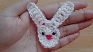 Details How to Crochet Bunny Applique | Easy video pattern of Bunny Applique News