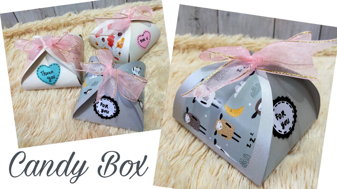 DIY Paper Box Souvenir Unik | How to Make Candy and Chocolate Box - YouTube