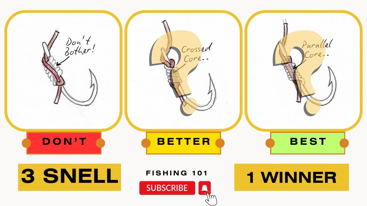 How do you tie a snell knot? this will blow your mind