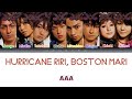 AAA (トリプル・エー) - Hurricane Riri, Boston Mari (ハリケーン・リリ、ボストン・マリ) (Color Coded Kan / Rom / Eng lyrics)
