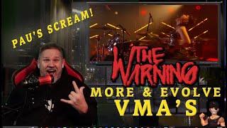 Rock Singer reacts to The Warning - VMA Performance - MORE and EVOLVE