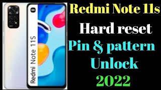 Redmi note 11s Hard reset, pin & pattern unlock // haw to hard reset xiaomi Redmi note 11s, 11,10