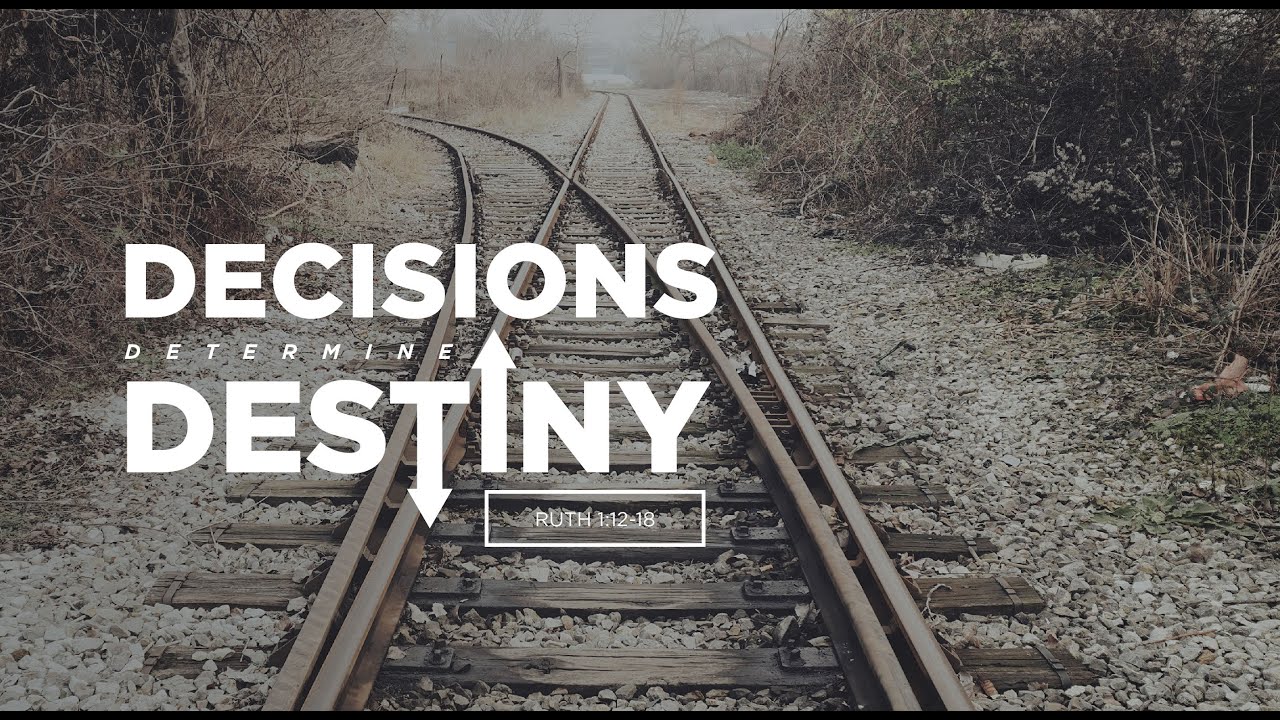 Decisions Determine Destiny Bible Study | Refuge City Online - YouTube