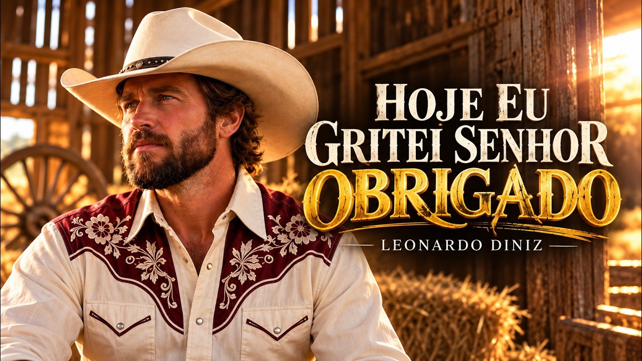 HOJE EU GRITEI SENHOR OBRIGADO | LEONARDO DINIZ