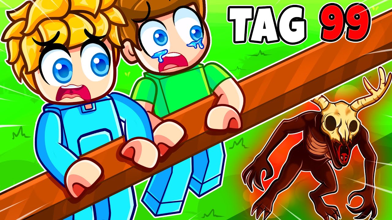 Wir ÜBERLEBEN 100 TAGE im SCHLIMMSTEN Roblox Wald!