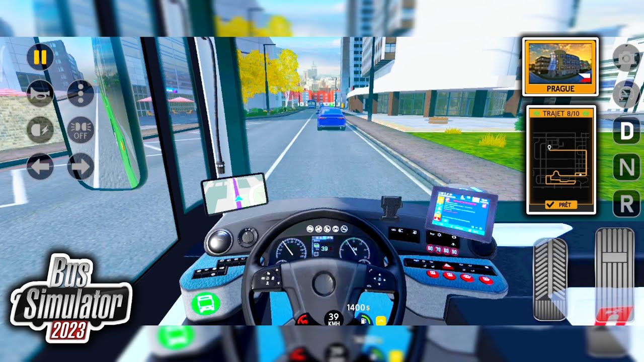 Bus Simulator 2023 (Android, iOS)New Bus Electric |Szche| Prague City | Driving GamePlay| Parts 36