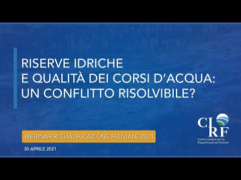 Riserve idriche e qualità dei corsi d’acqua: un conflitto risolvibile?