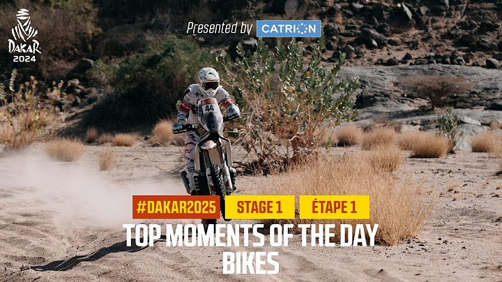 Les meilleurs moments des Motos présentés par Catrion - Étape 1 - #Dakar2025