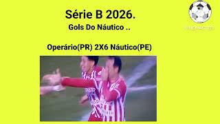 Gols do Nautico 6x2 operário(PR)
