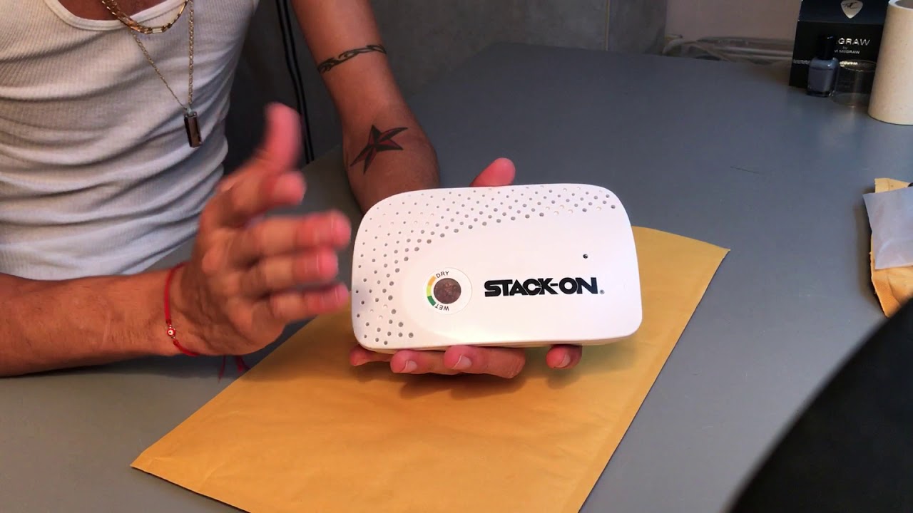 Stack-on dehumidifier 1500 - YouTube