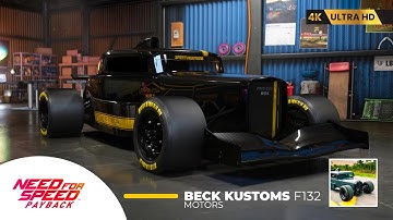 Beck Kustoms F132 – Need for Speed Payback | Full Restoration & Tuning | 4K ULTRA HD