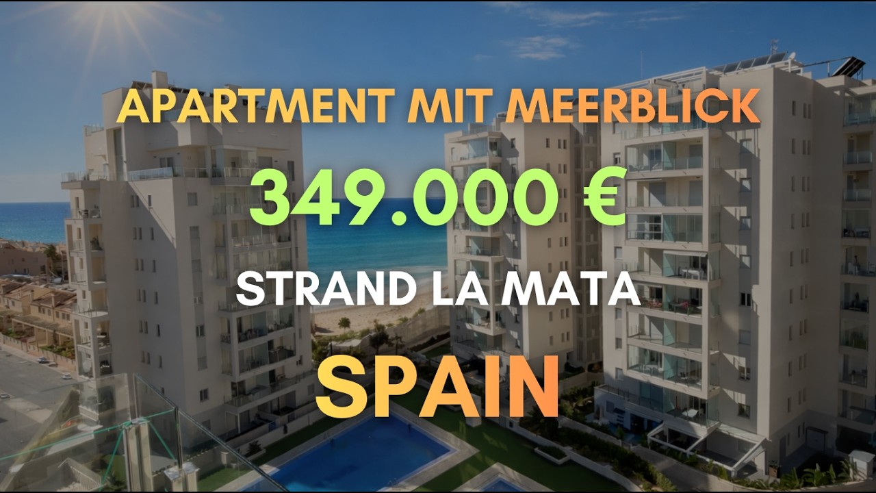 Apartment mit Meerblick am Strand La Mata, Torrevieja, Alicante, Spanien – 349.000 €