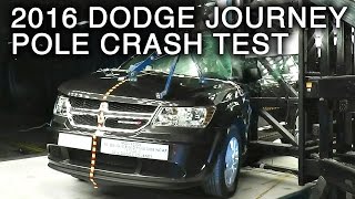 2016 Dodge Journey Crash Test (Side Pole Crash)