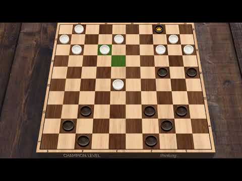 International Checkers - Gameplay [Champion Level]